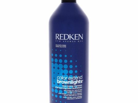 Color Extend Brownlights Blue Toning Shampoo by Redken for Unisex - 33.8 oz Shampoo Online Hot Sale