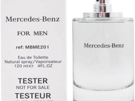 MERCEDES-BENZ 4 OZ TESTER EAU DE TOILETTE SPRAY FOR MEN. Cheap