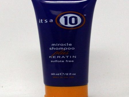 Miracle Shampoo Plus Keratin by Its A 10 for Unisex - 2 oz Shampoo Online Hot Sale