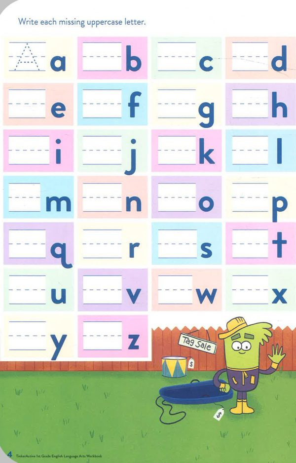 Tinkeractive Workbooks: 1st Grade English Language Arts on Sale